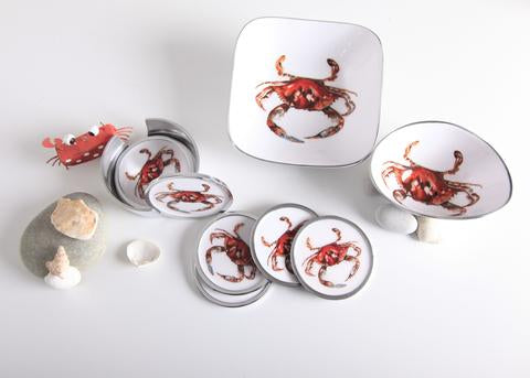 Crab Oval Bowl Small