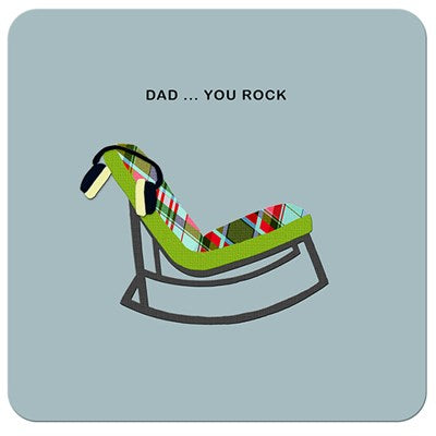 Dad...You rock | Drinks Coaster