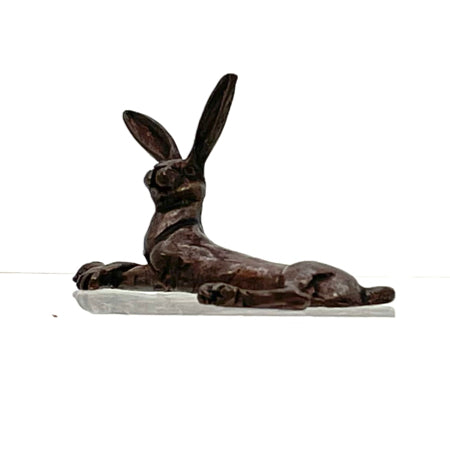 Laying Hare | Solid Bonsai Bronze