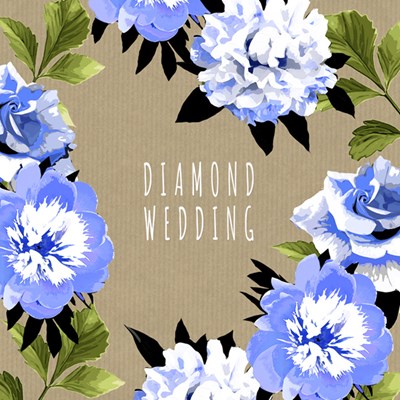 "Diamond Wedding" Card