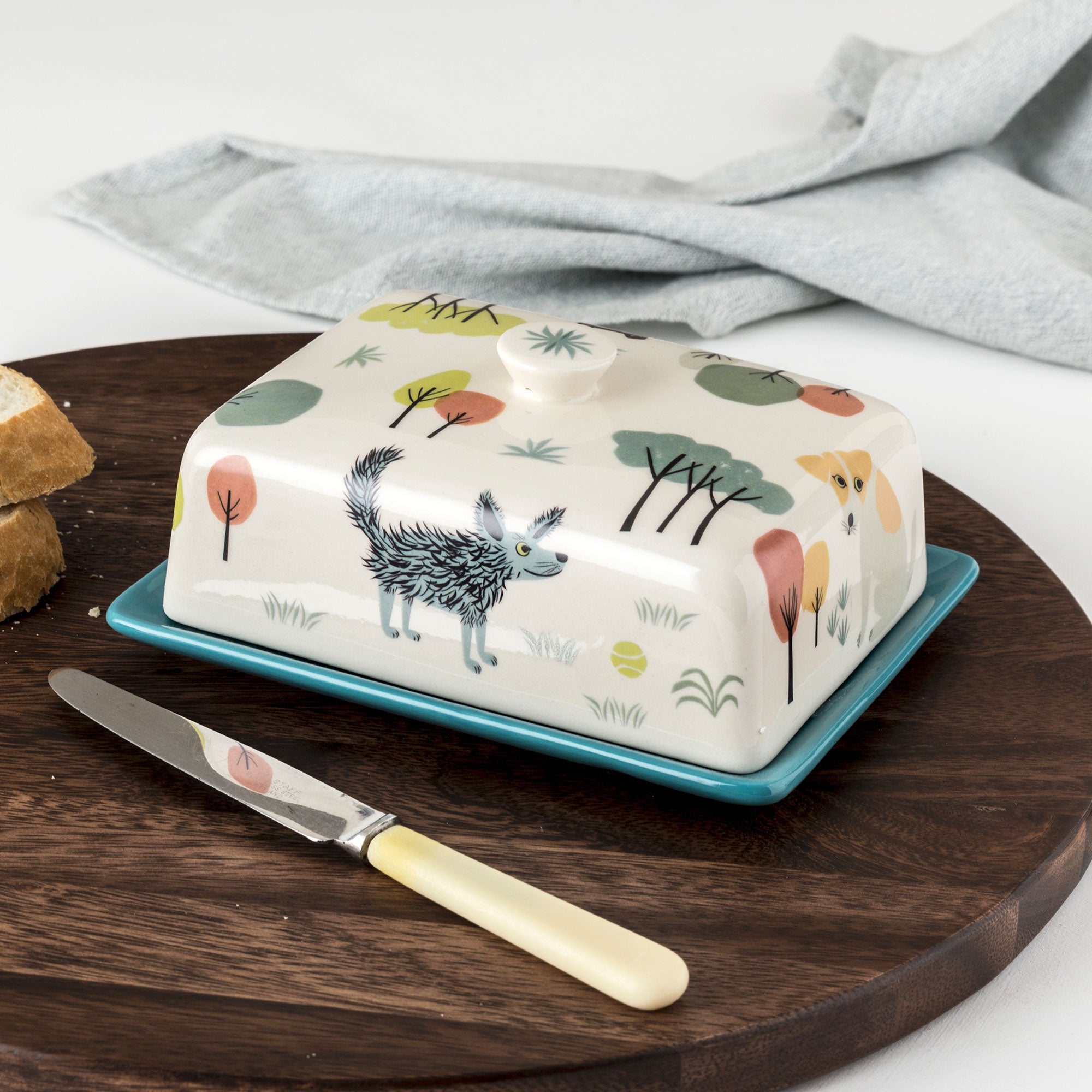 Dog Butter Dish