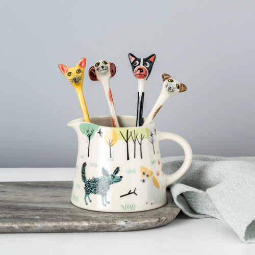 Ceramic Dog Spoons
