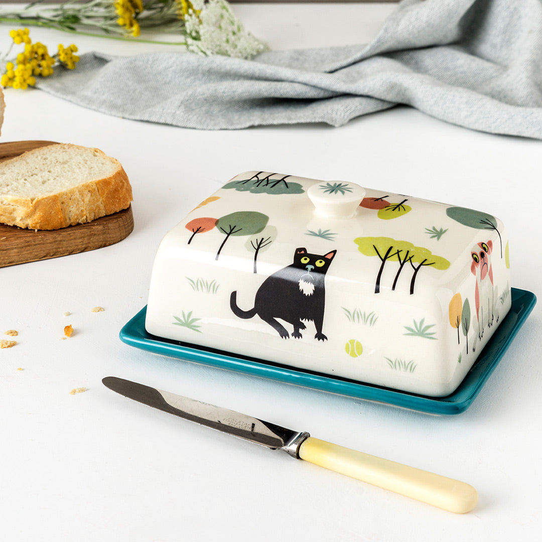 Dog Butter Dish