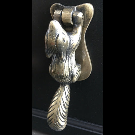 Door Knocker | Squirrel Antique Brass
