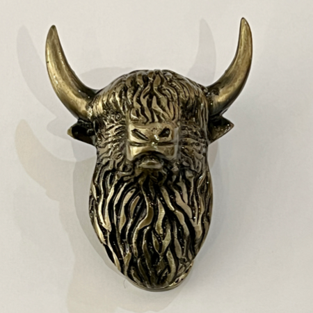 Door Knocker Cattle | Antique Brass