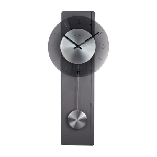 Grey Pendulum Wall Clock | CLICK & COLLECT ONLY