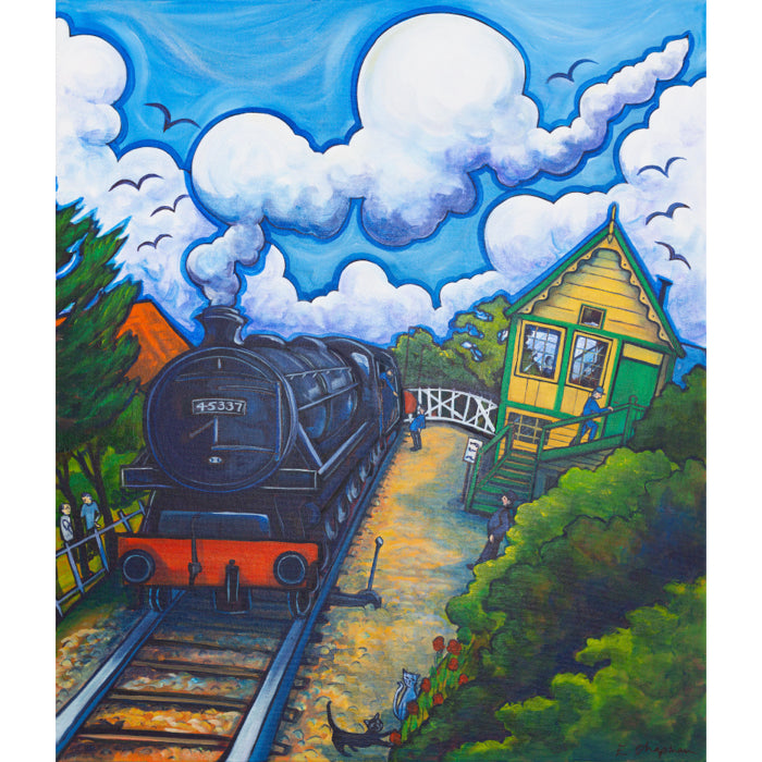 At the Station | Limited Edition Print by Emily Chapman | Red Lobster Gallery 