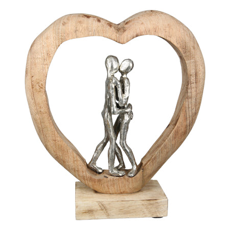First Kiss | Mango Wood Sculpture
