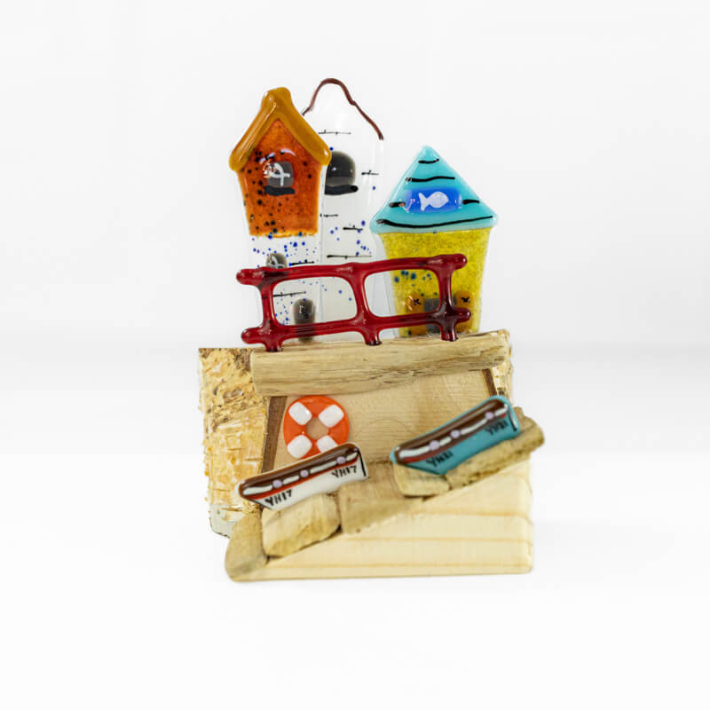 Fisherman's Slope, Sheringham | Original Glass Art | Red Lobster Gallery | Sheringham