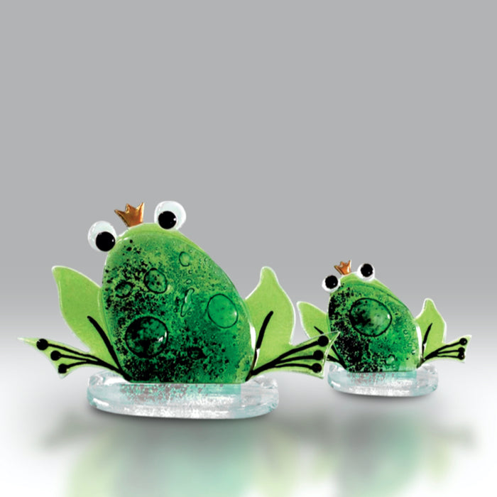 Fused Glass Frog Ornament