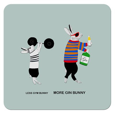 Gin Bunny | Drinks Coaster