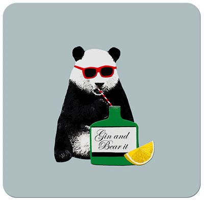 Gin and Bear It | Drinks Coaster