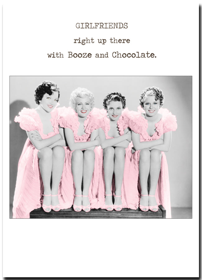 Girlfriends Booze & Chocolate | Card