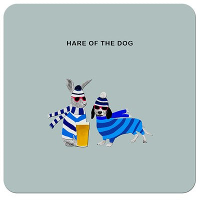 Hare of the Dog | Drinks Coaster
