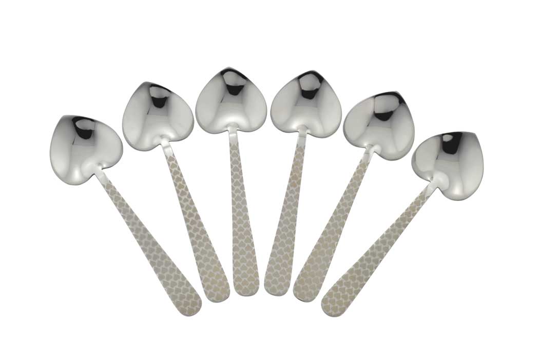 Heart Teaspoon Set
