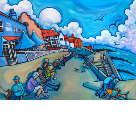 Ice Cream at Sheringham | Limited Edition Print by Emily Chapman | Red Lobster Gallery