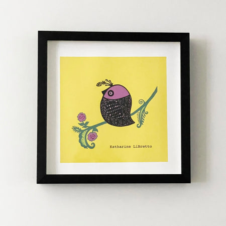 Katharine LiBretto | Print Purple Bird