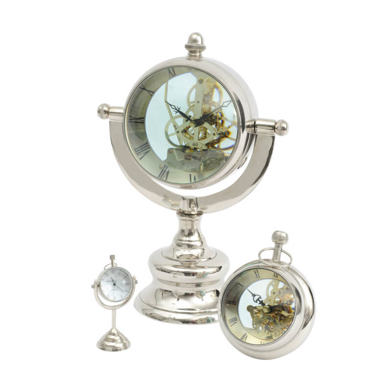Skeleton Paperweight Clock