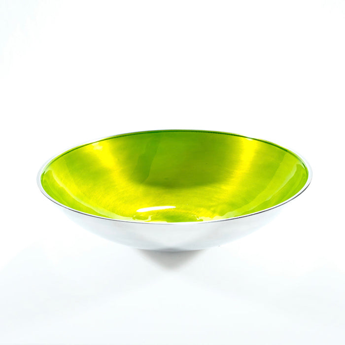 Lime Flat Salad Bowl