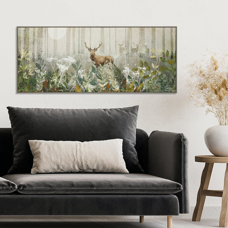 Luna Gaze | Framed Canvas Print by Sabrina Roscino