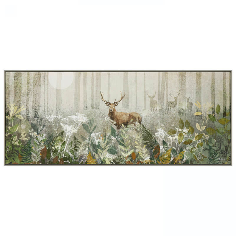 Luna Gaze | Framed Canvas Print by Sabrina Roscino