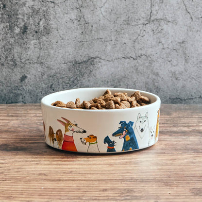 From Wags to Whiskers Medium Dog Bowl | Red Lobster Gallery | Sherigham 