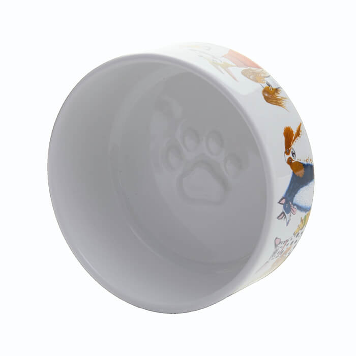 From Wags to Whiskers Medium Dog Bowl | Red Lobster Gallery | Sherigham 