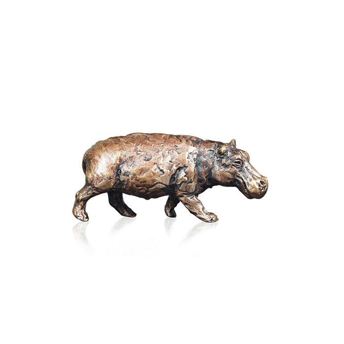 Miniature Bronze Hippo