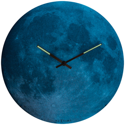 Blue Moon Glow In The Dark, Dome Wall Clock | Red Lobster Gallery