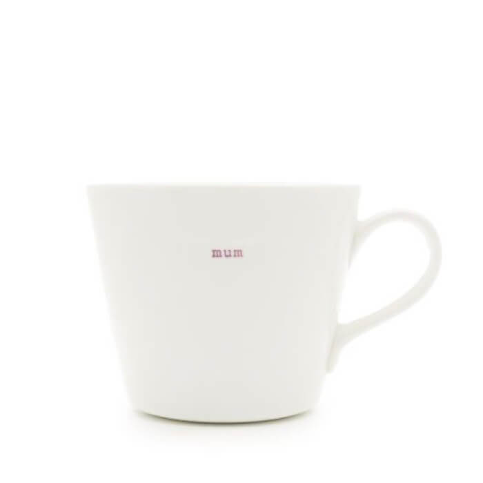 'Mum' Porcelain Bucket Mug