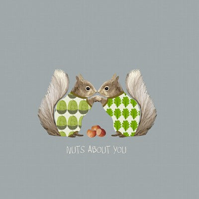 "Nuts About You" Card