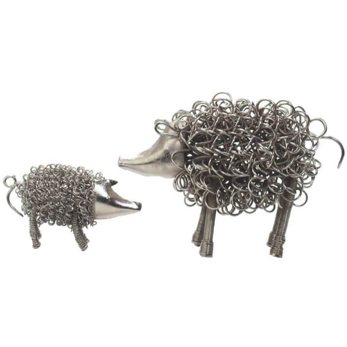 Wiggly Pig Ornament