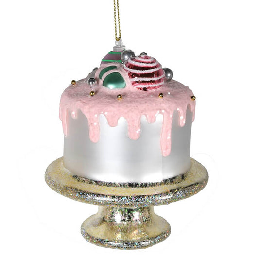 Pink Frosting Drip Cake Bauble | CLICK & COLLECT ONLY