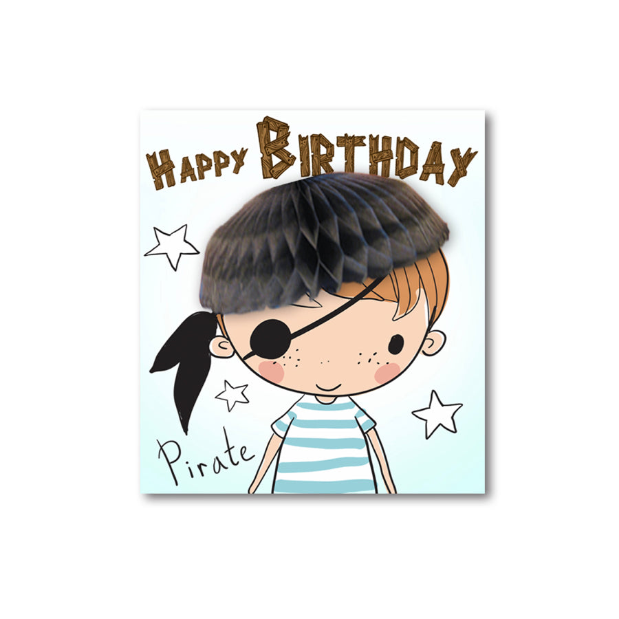 Happy Birthday Pirate Boy |  Pop Out Card