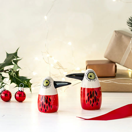 Hannah Turner Red Bird Salt & Pepper | Red Lobster Gallery