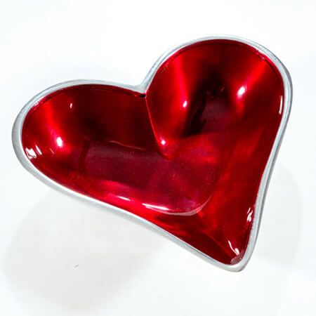 Heart-Shaped Trinket Dish