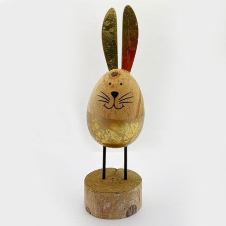 Wooden Rabbit Decoration
