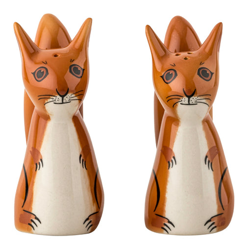 Red Squirrel Salt & Pepper Shakers