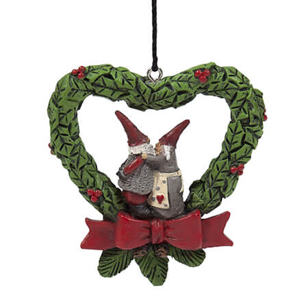 Santa Håkan and Stina | Hanging Ornament| Christmas at Red Lobster Gallery 