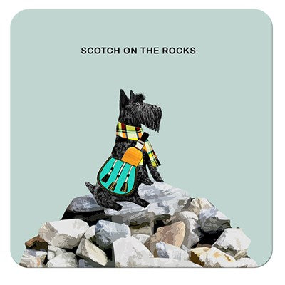 Scotch on the Rocks | Drinks Coaster