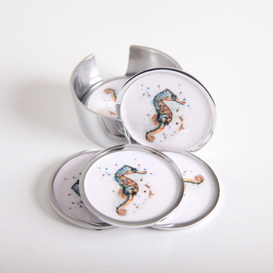 Seahorse Coaster Set