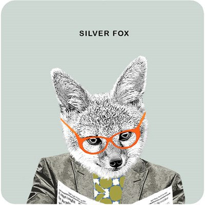 Silver Fox | Drinks Coaster
