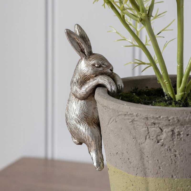 Hare Pot Hanger | Silver