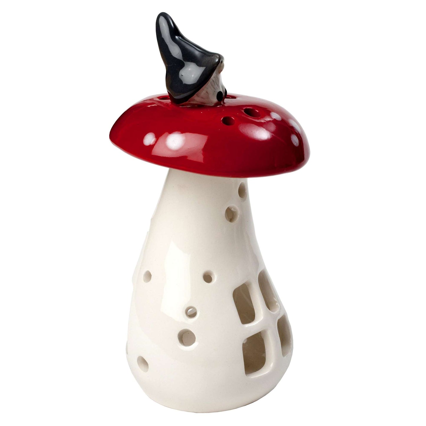 Gnome on Mushroom Lantern