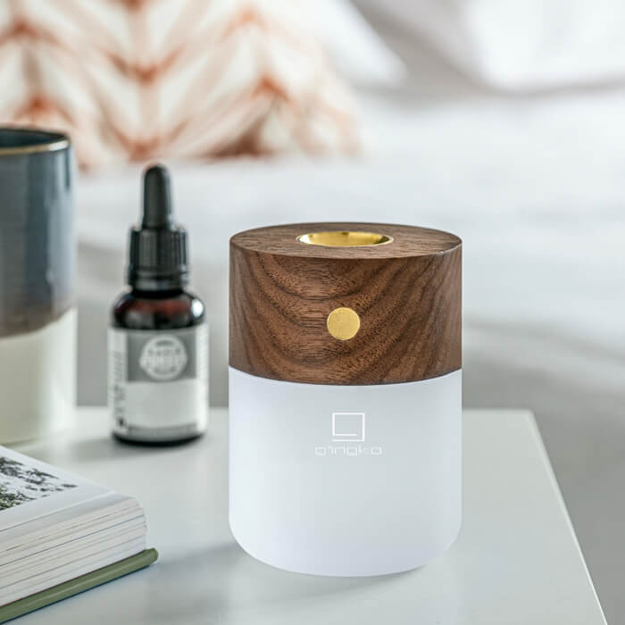 Smart Diffuser Lamp in Walnut or White Ash Wood | Red Lobster Gallery