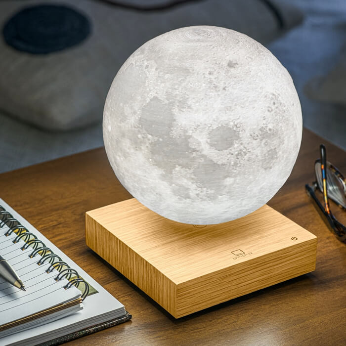 Smart Moon Lamp | White Ash