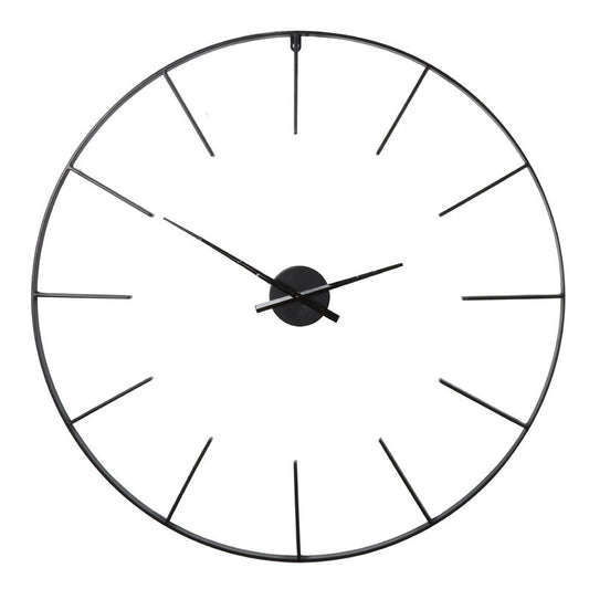 Tiverton Black Skeletal Wall Clock | CLICK & COLLECT ONLY