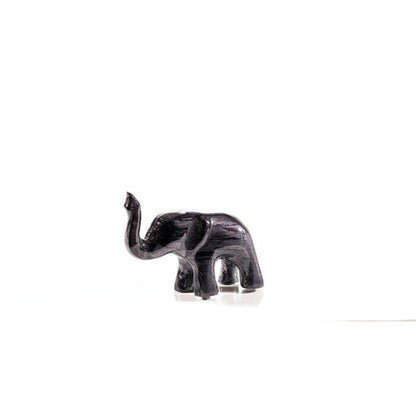 Brushed Black Elephant Trunk Up