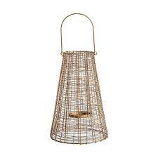 Gold Wire Lantern | Large