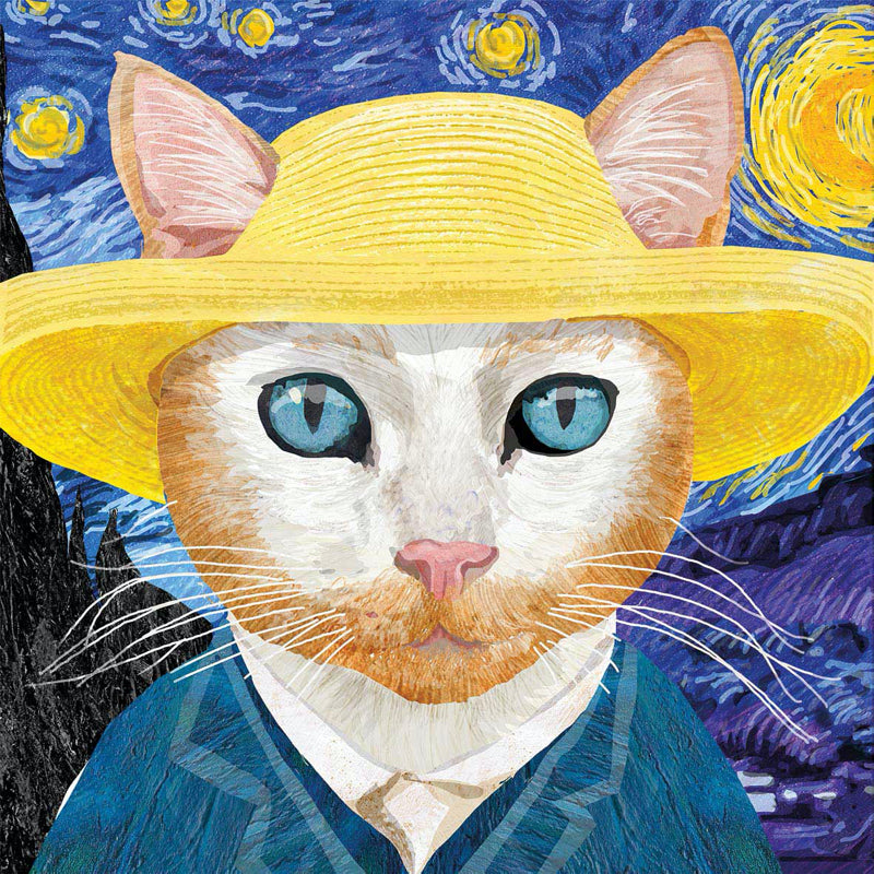 Vincent Van Cat Napkin